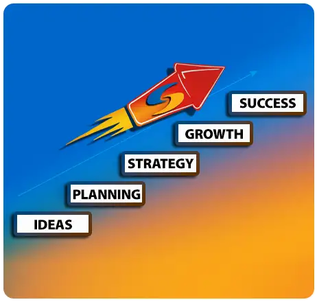 Ideas, planning, strategy, growth, success