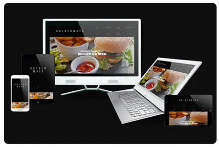 Restaurant website across devices